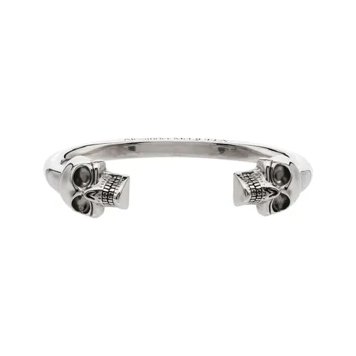 Alexander McQueen Bangles Men Silver