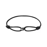 Black Cord Silver Black