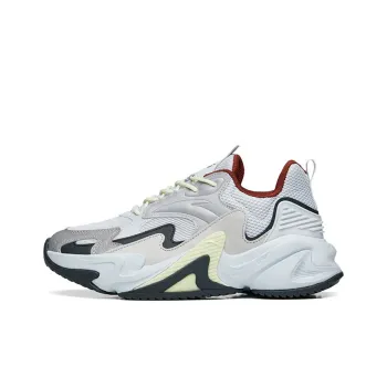 Anta Walker Cushioned Anti Slip And Wear Resistant Lightweight Low Top Casual Shoes Men's Gray Silver