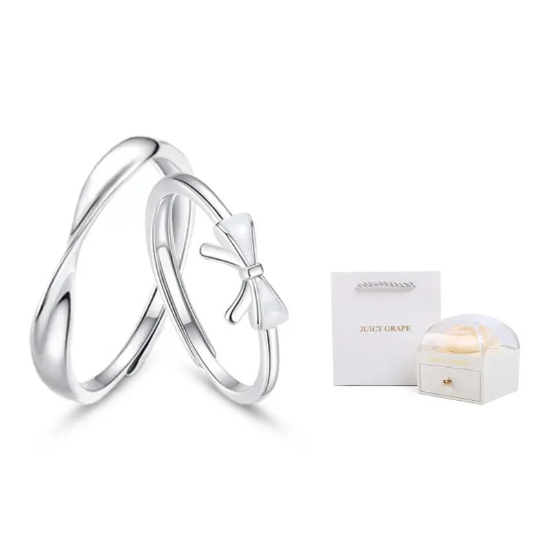 JUICY GRAPE S925 Silver Rings Unisex-1