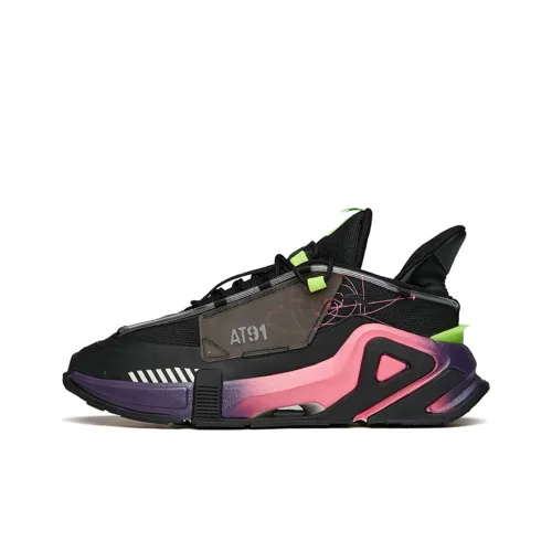 ANTA AT91 Casual Shoes Men Low-Top Black/Pink