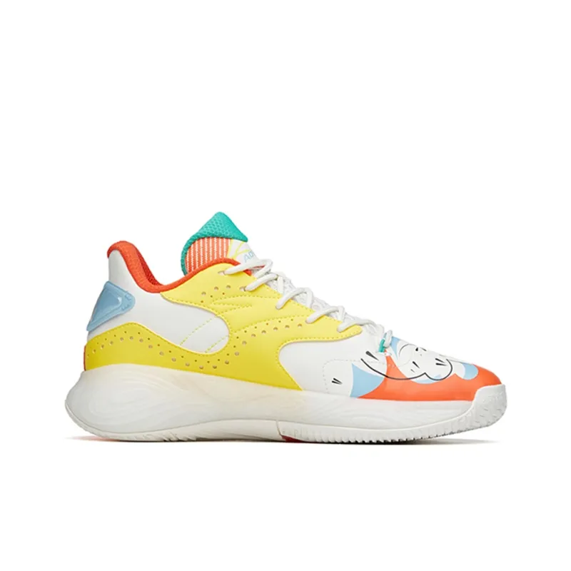 Anta A Flash Bubble 1.0 Cement Bubbles Low-Top Performance Basketball Shoes Koi Fish Color Scheme-1