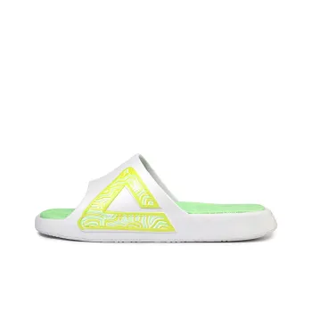 PEAK State Pole Classic Drag Slip Resistant Abrasion Resistant Slide Slippers Unisex White Green