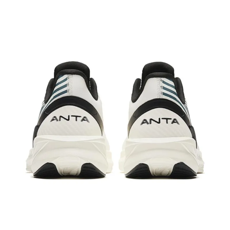 Anta DuCi4 Cushioning, Wear Resistant Low Top Running Shoes Men's White Green-2
