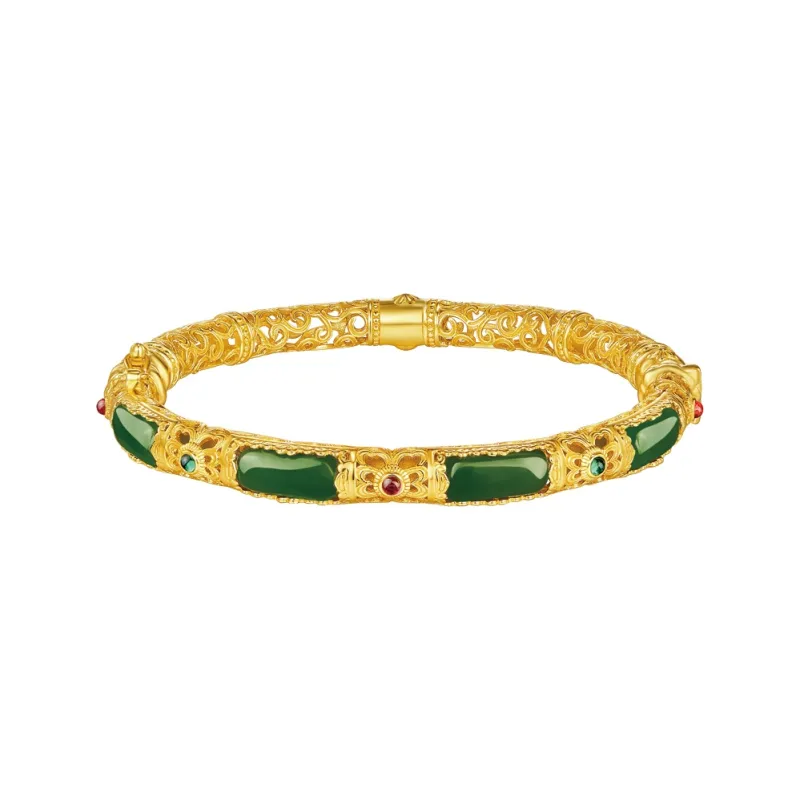 Yi Mingju Bangles Jasper Women's-1