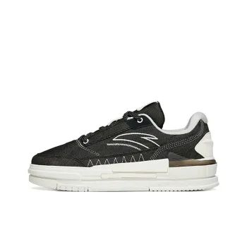Anta Bump Low Top Skateboard Shoes Women's Black White