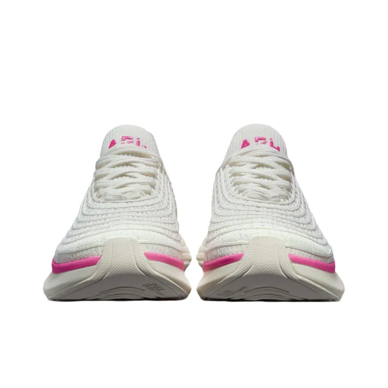 APL ATHLETIC PROPULSION LABS TechLoom Zipline Low-Top Casual Shoes Women's White Pink-3