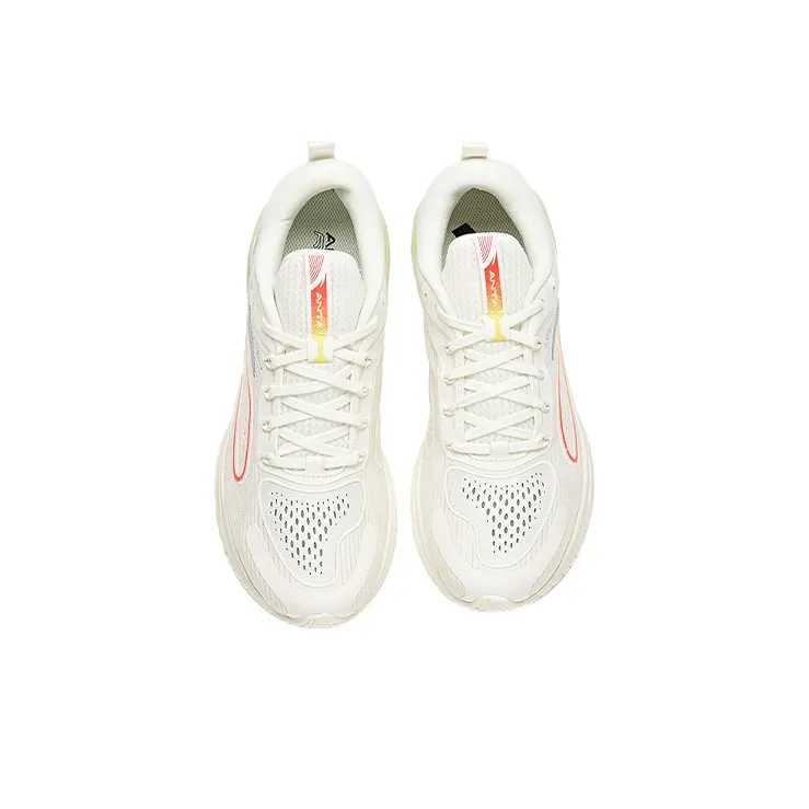Anta Tron 1.0 Running Collection Low Top Running Shoes Men's Ivory White-2