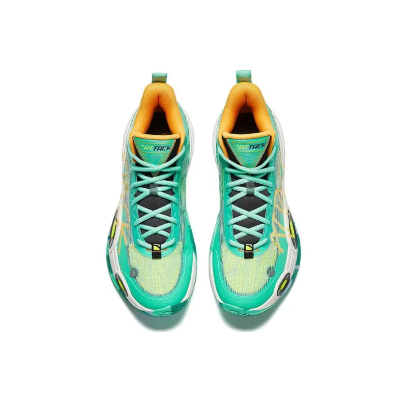Anta Raid 1 Low-Top Basketball Shoes Men's Green-1