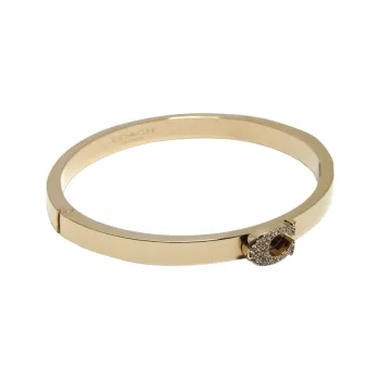 COACH Brass Bangles Women's Gold