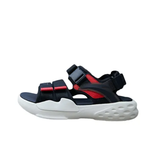 ANTA C37° Beach Sandals Men Black/Red