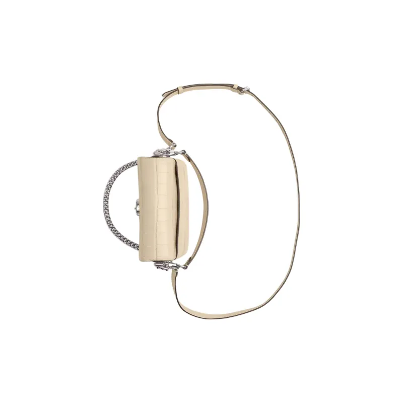 COACH Cassie Calfskin Handbag, Shoulder Bag, Crossbody Bag Small Size Women's Ivory White-3
