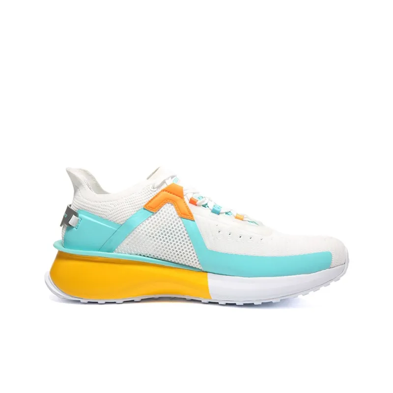 PEAK Tai Chi 2.0 Pro Cushioning Anti-Slip And Wear-Resistant Low-Top Taichi Running Shoes Men's White Blue-1