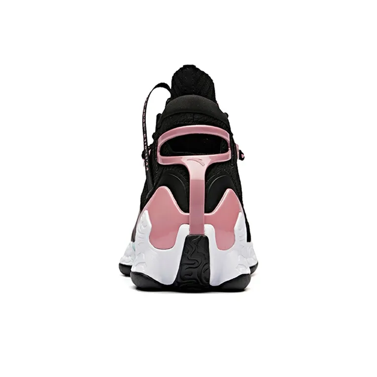Anta UFO2.0 Irregular Shape High Top Basketball Shoes Men's Black Pink White-3