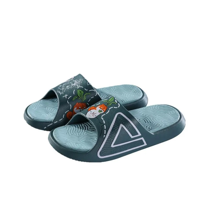 IDX x PEAK Tai Ji1.0 Rubber Sole Quiet Slide Slippers Men's Green-1