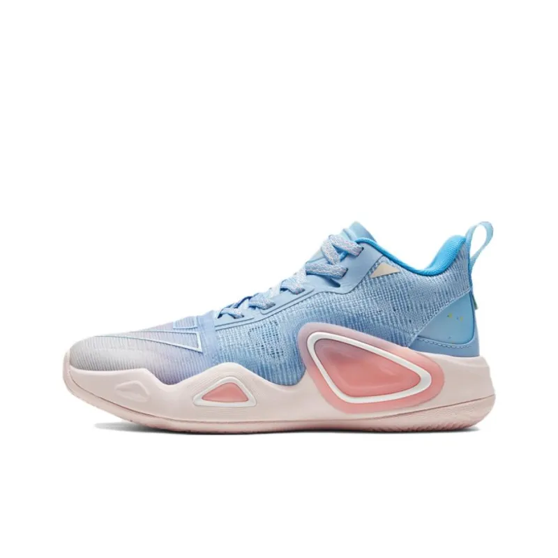 PEAK State Extreme Triangle 2.0 Basketball Shoes Men Mid Top Sky Blue-25