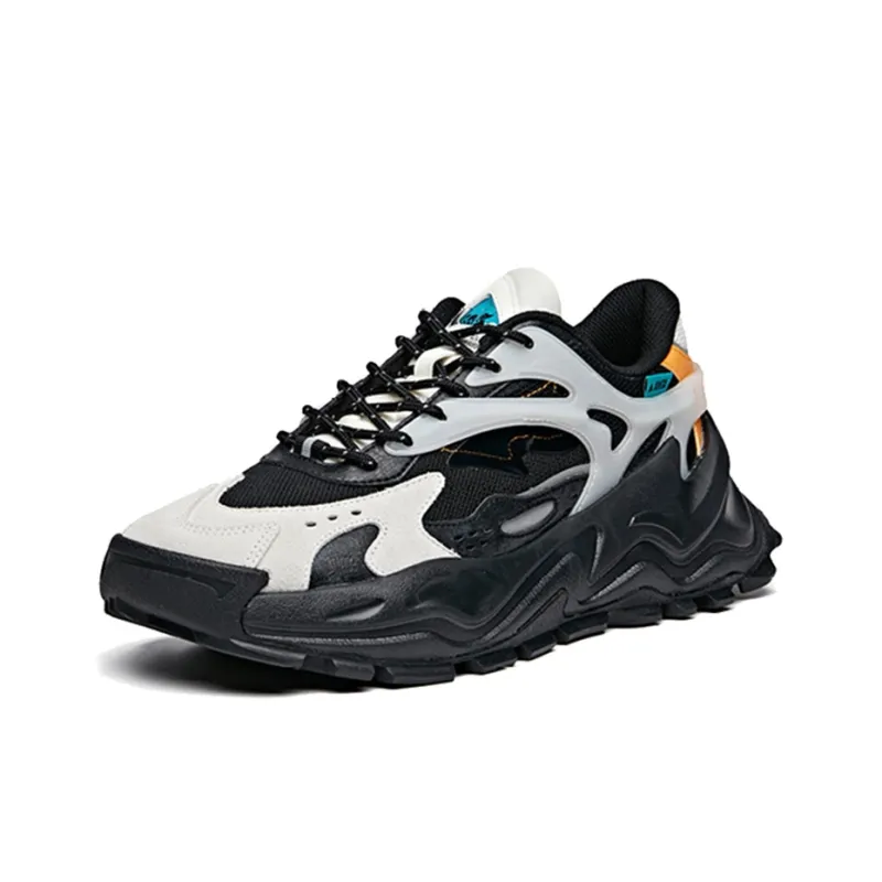 Anta Abrasion Resistant Breathable Low Top Sports Casual Shoes Men's Black Gray-2