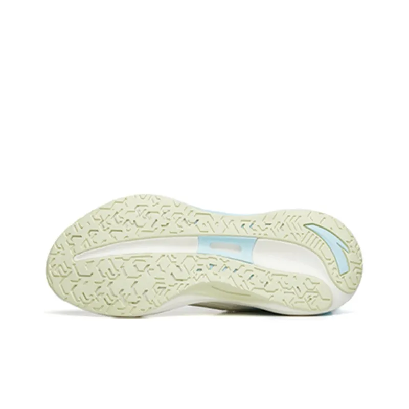Anta 2.5 Cushioning, Abrasion Resistant, Breathable, Lightweight Low Top Running Shoes Women's White Green Blue-5