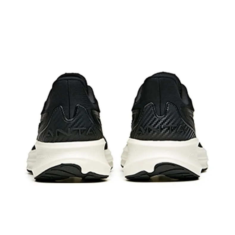 Anta Gazelle 1.0 Breathable Low-Top Running Shoes Men's Black-4