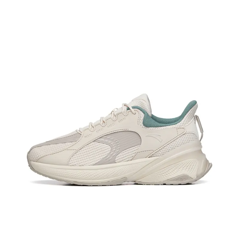 Anta C37 Series Overwhelming Breathable Low-Top Running Shoes Women's Gray Green-0