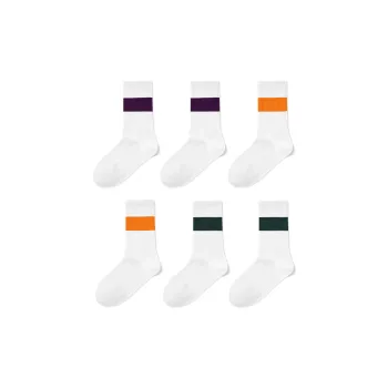 BIOSERICA ERA Mid-Calf Socks Women's 6 Pack Mixed Color