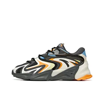 Anta Pulse Cushioning Anti Slip And Wear Resistant Low Top Chunky Sneakers Men's Black Gray