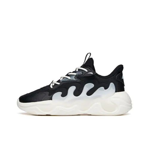 ANTA Chao Worship 2.0 Casual Shoes Women's Low Top Black/Ivory White