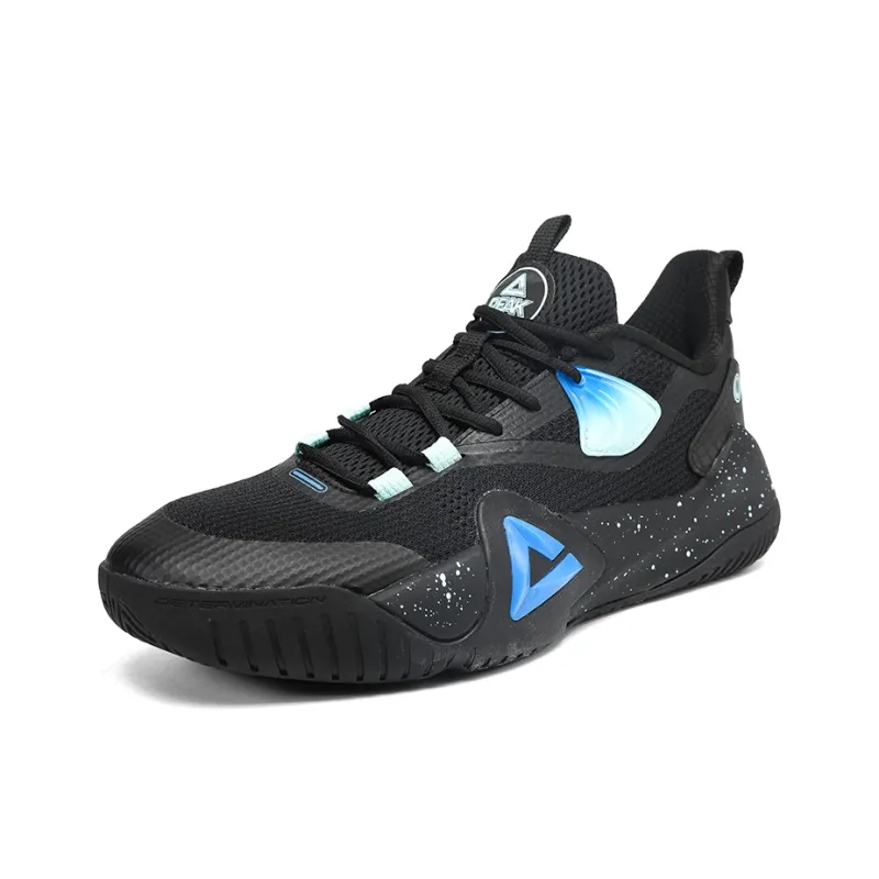 PEAK Sharp Marks Basketball Shoes Men Low Top Blue-2