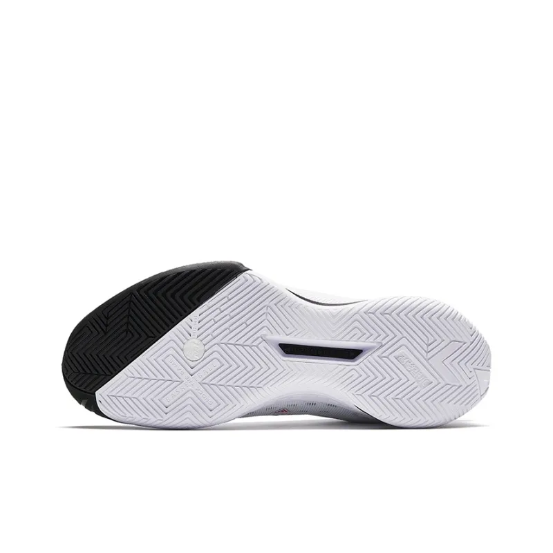 Anta Sweep 5 Cross The Road Cement Killer Coverage Low Top Basketball Shoes Men's White Black-4