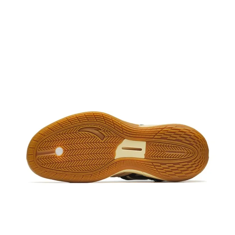 Anta GH3 German Shepherd Anti Slip Wear Resistant Low Top Basketball Shoes Men's Yellow Black-5