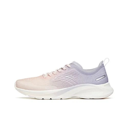 ANTA Hydrogen Run III Running Shoes Women's Low-Top Light Purple Grey/White Porcelain Pink