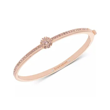 Givenchy Austrian Faux Crystal Diamond, New Version Bangles Women's Rose Gold