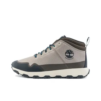 Timberland Winsor Trail Slip Resistant, Abrasion Resistant, Waterproof Mid Top Hiking Shoes Men's Light Brown