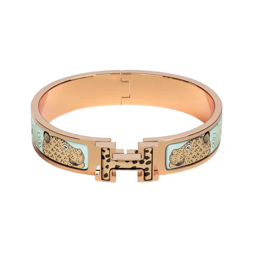 HERMES Bangles Women's Rose Gold