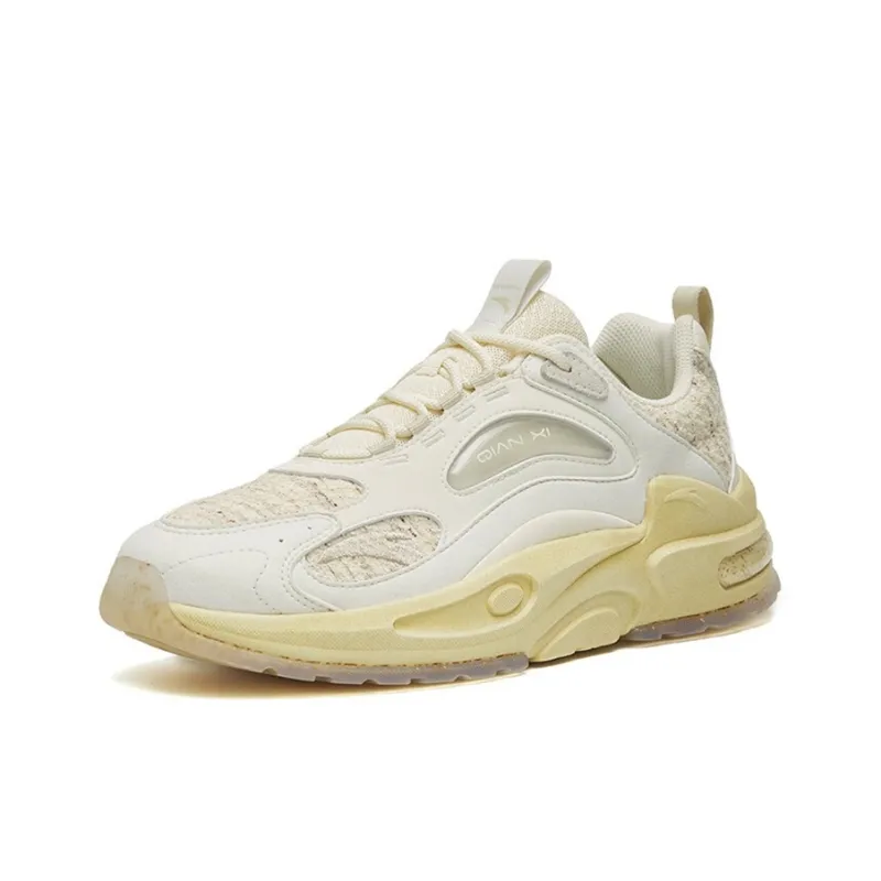 Anta Millennium 5.0 Lightweight And Wear-resistant Low-Top Sports Casual Shoes Men's White Yellow-2