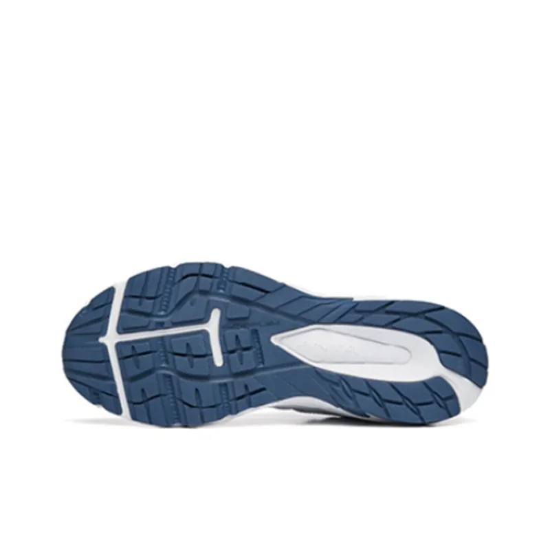 Anta AT952 Cushioned Slip Resistant Abrasion Resistant Breathable Low Top Casual Running Shoes Men's White Silver Blue-5