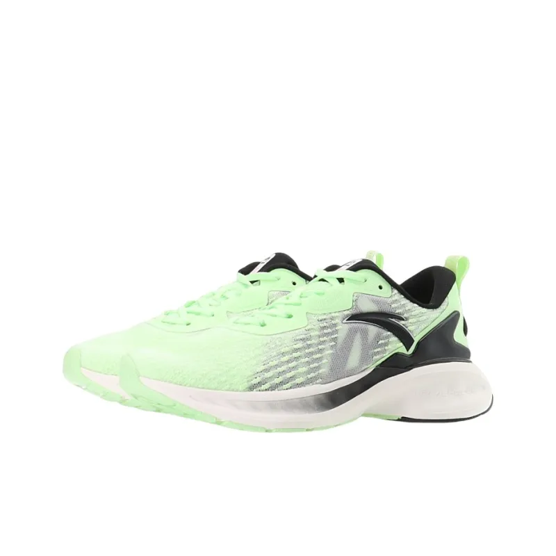 ANTA Tron 1.5 Running Shoes Men Low Top Fluorescent Light Grass Green/Black-2