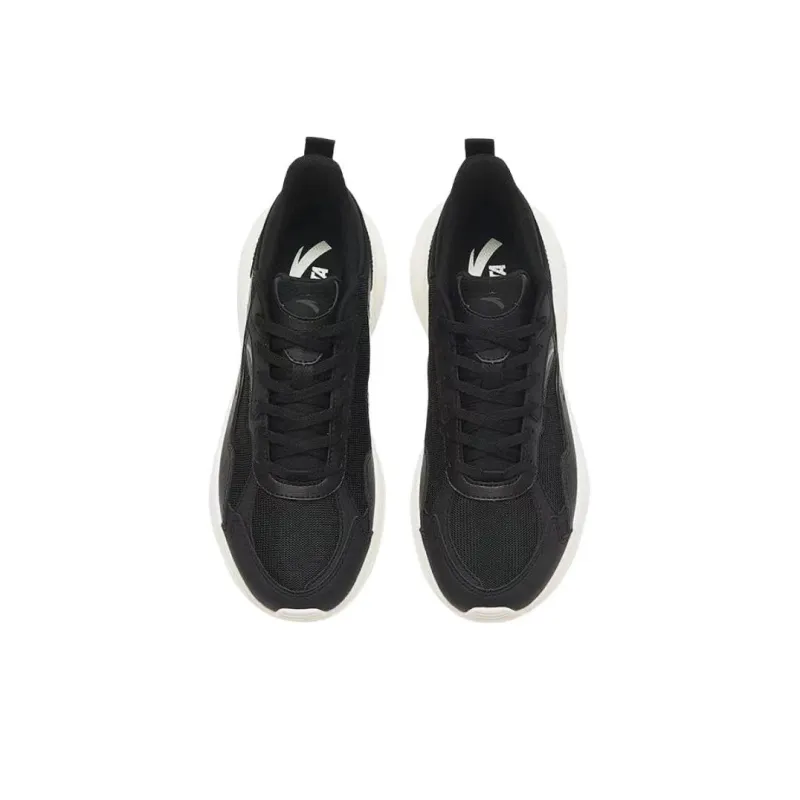 Anta The City Cushioning Anti Slip And Wear Resistant Low Top Casual Shoes Women's Black-2