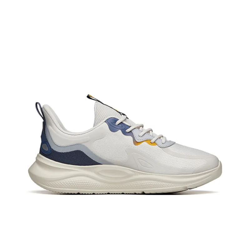 ANTA The Cloud 2 Leather Patch 'Grey Blue Navy'-1