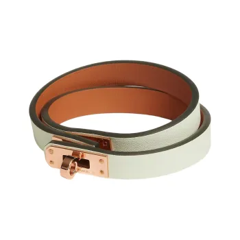 HERMES Kelly Bangles Women's Bubble Green