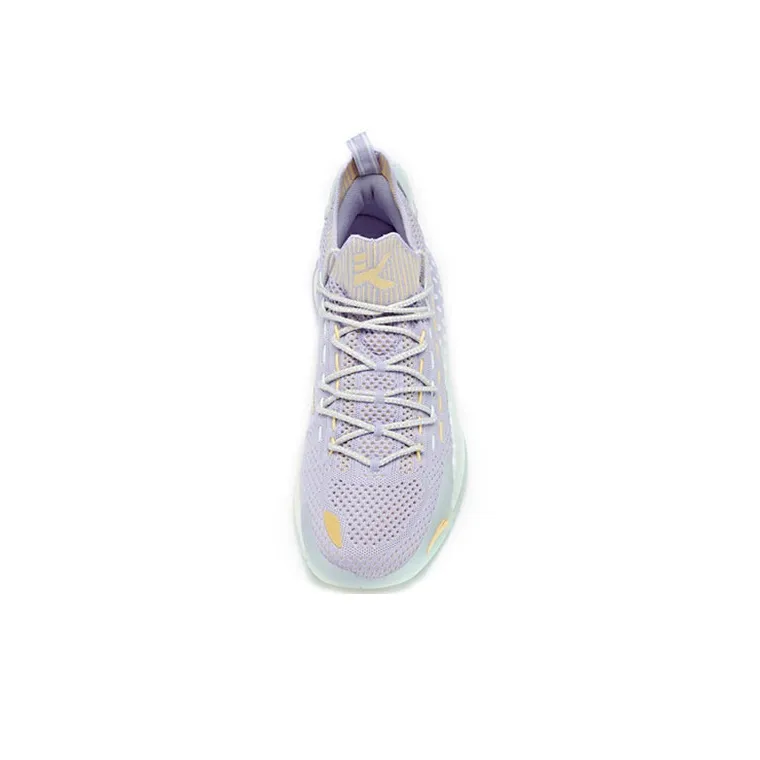 Anta KT5 Shock Absorbers With Slip Resistant And Abrasion Resistant Properties Mid Top Basketball Shoes Men's Purple-3