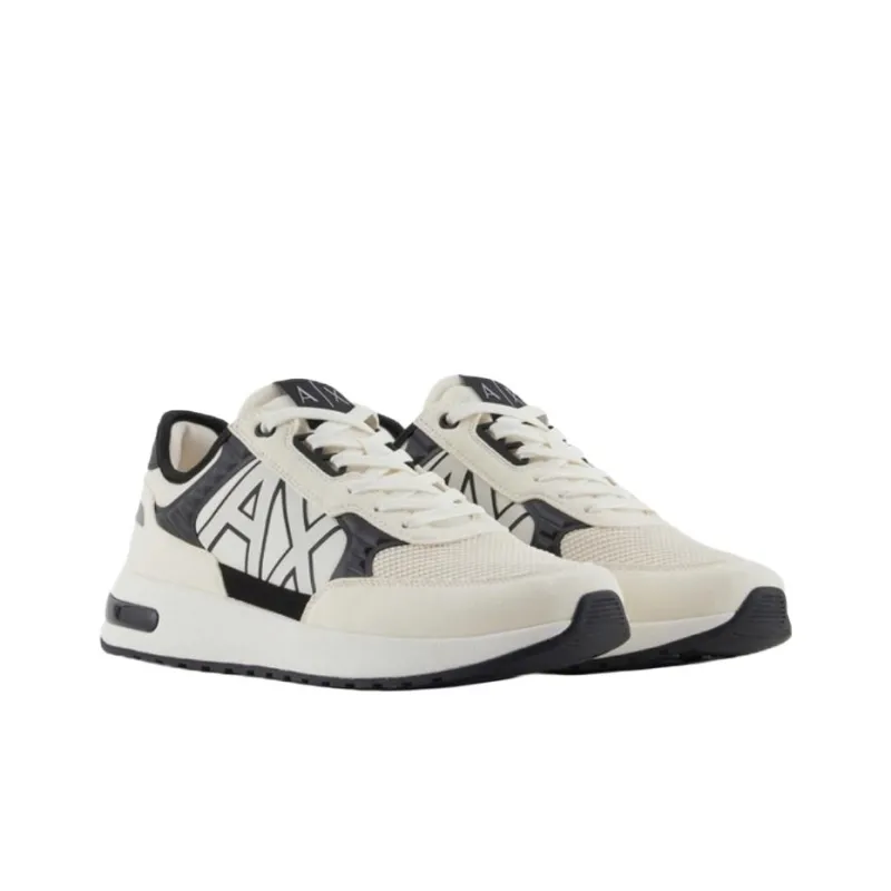 ARMANI EXCHANGEAE Low Top Casual Shoes Men's Milk White-2