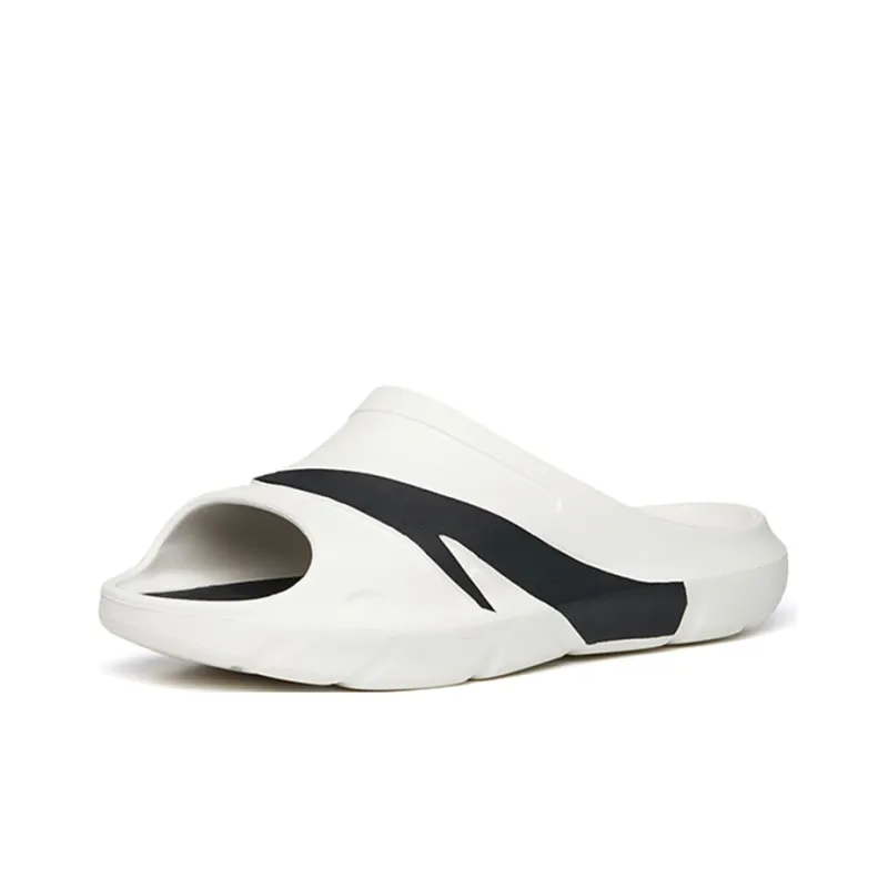 Anta C37 Series Slide Slippers Men's White Black-2