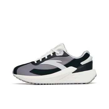 Anta Icing Cushioning Anti Slip And Wear Resistant Low Top Sports Casual Shoes Women's Gray Black White