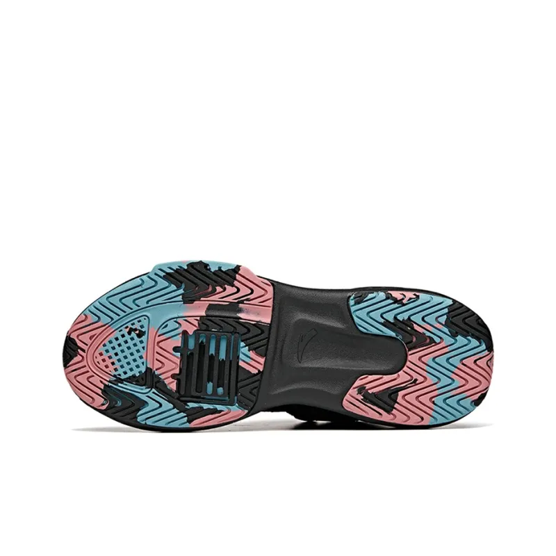 MARVEL x Anta Bastard Mid Top Skateboard Shoes Women's Black White-4
