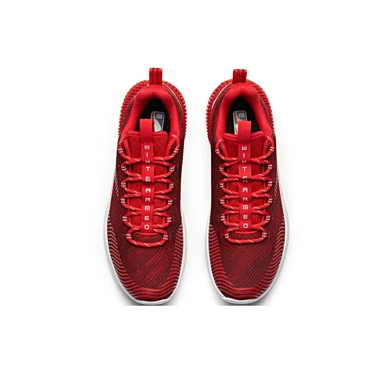 ANTA The Dagger 2 Basketball Shoes Men Low Top University Red-2