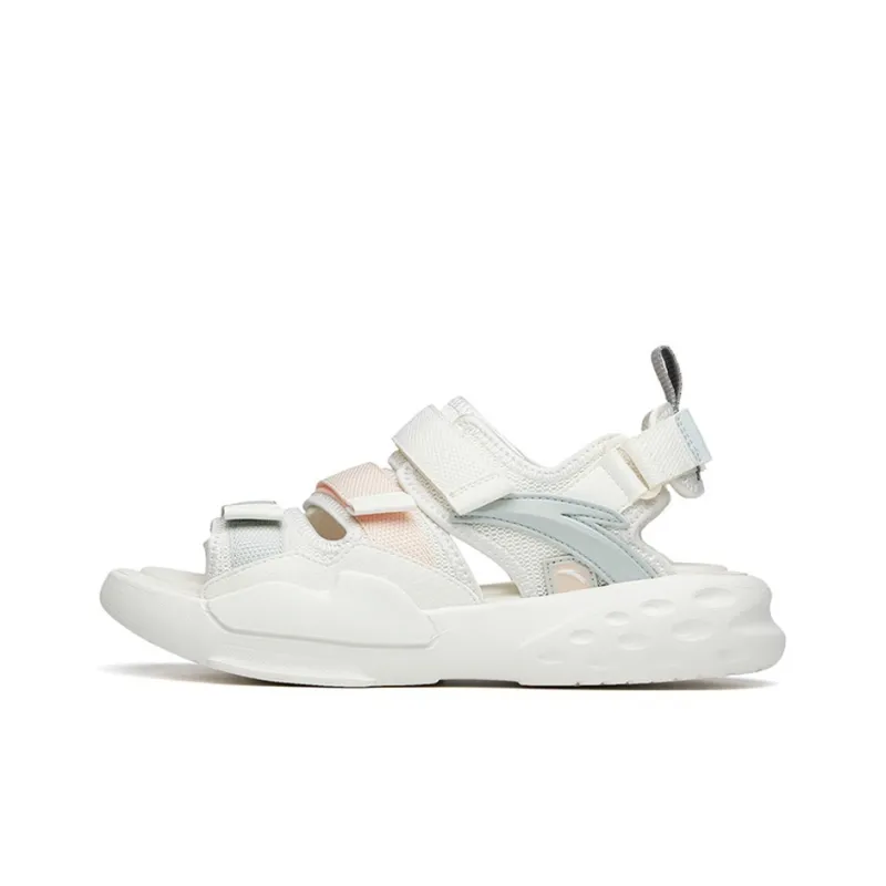 Anta Bastard Beach Sandals Women's White Brown Green-0