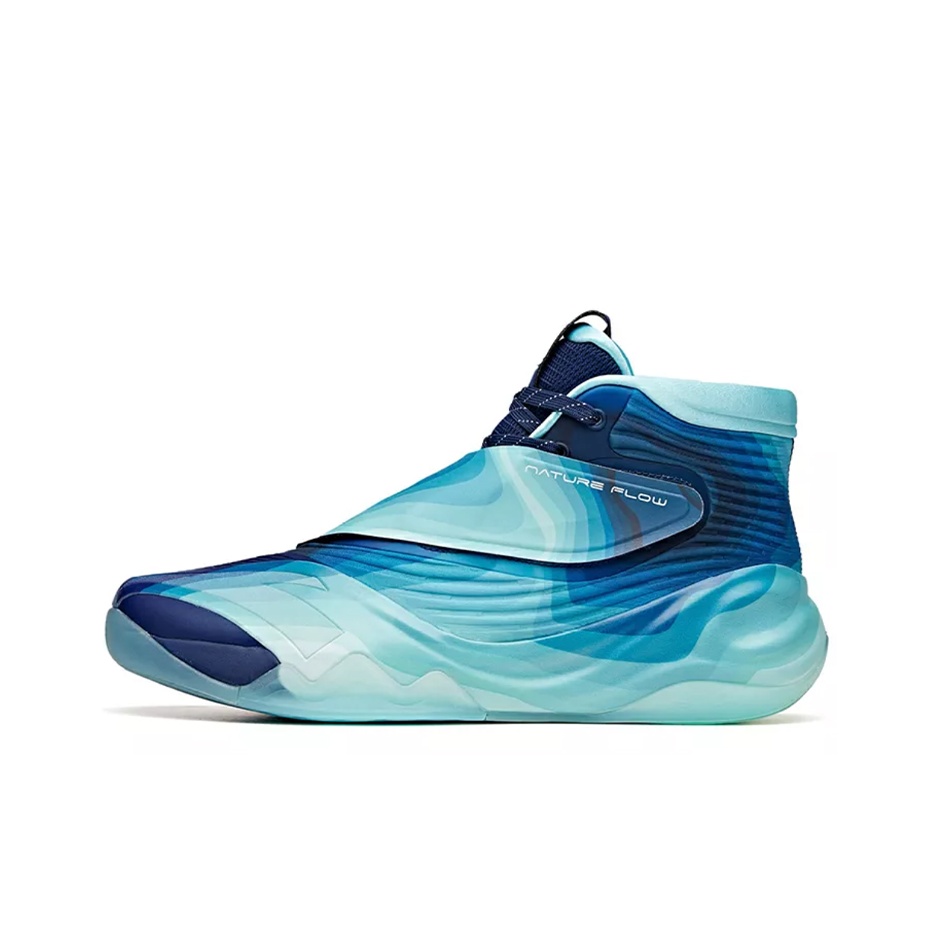 ANTA KT6 Basketball Shoes Men High Top Blue POIZON