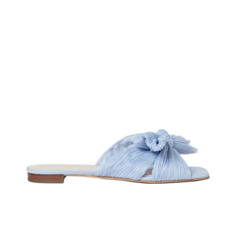 Loeffler Randall Slide Slippers Women's Blue-1