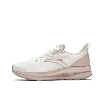 Anta Cloud Journey Slip Resistant Low Top Casual Running Shoes Women's White Gray